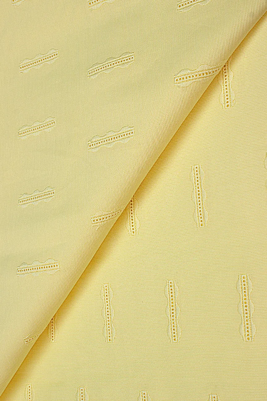 PQL001-CRM - High Quality Pique Cotton Lace - Cream