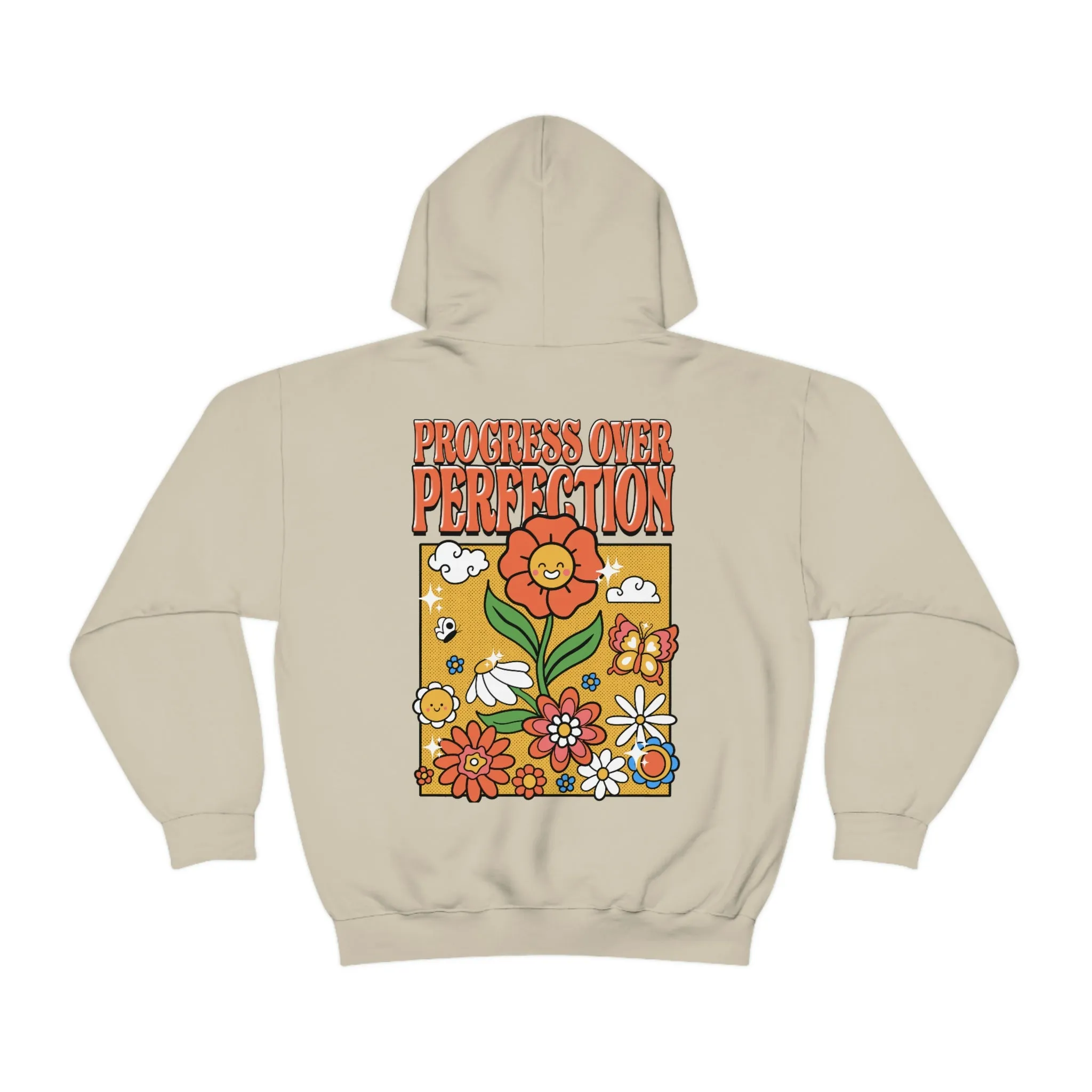PROGRESS OVER PERFECTION- HOODIE