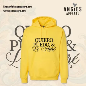 Quiero, Puedo y lo Haré Hoodie - Plus Size