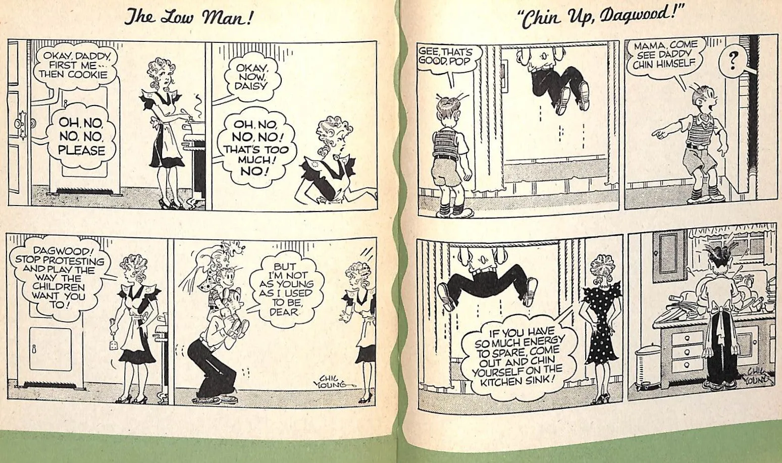 "Blondie: 100 Selected Top-Laughs of America's Best Loved Comics" CONNOLLY, J.V. YOUNG, Chic