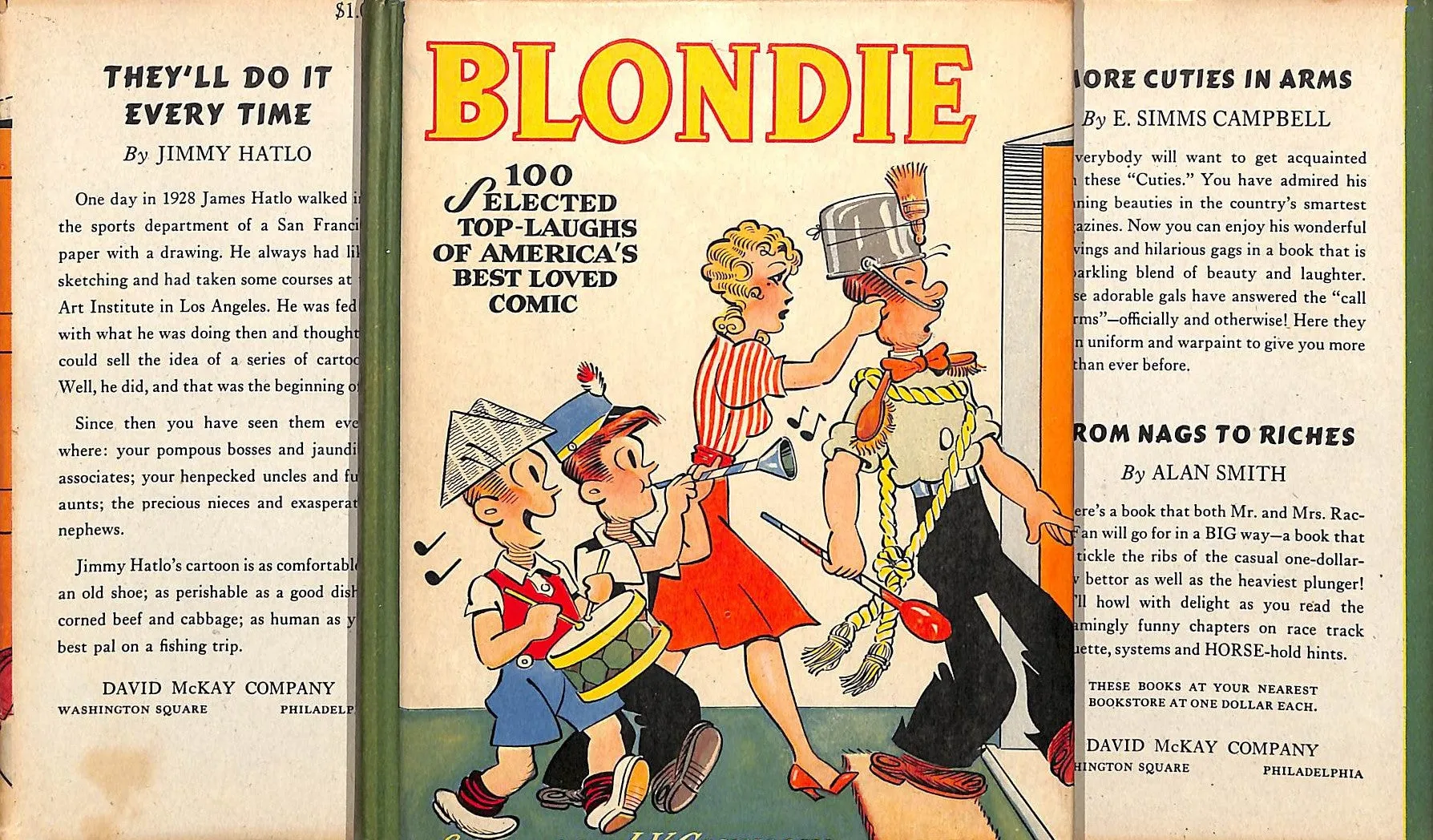 "Blondie: 100 Selected Top-Laughs of America's Best Loved Comics" CONNOLLY, J.V. YOUNG, Chic
