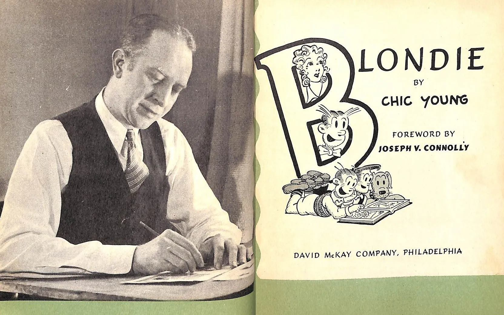 "Blondie: 100 Selected Top-Laughs of America's Best Loved Comics" CONNOLLY, J.V. YOUNG, Chic