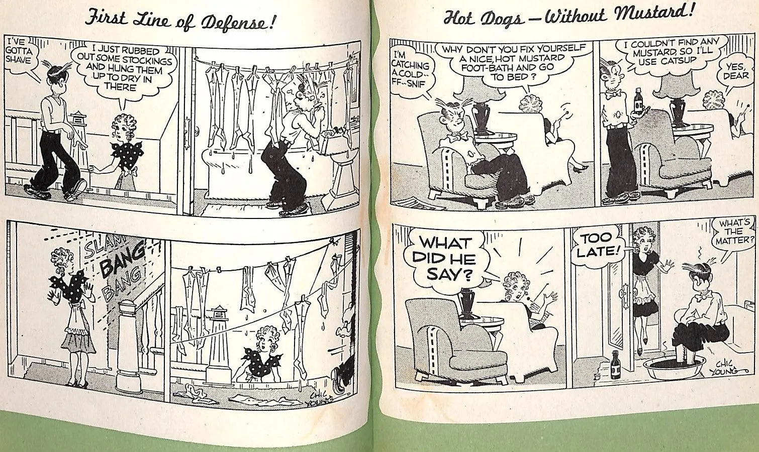 "Blondie: 100 Selected Top-Laughs of America's Best Loved Comics" CONNOLLY, J.V. YOUNG, Chic