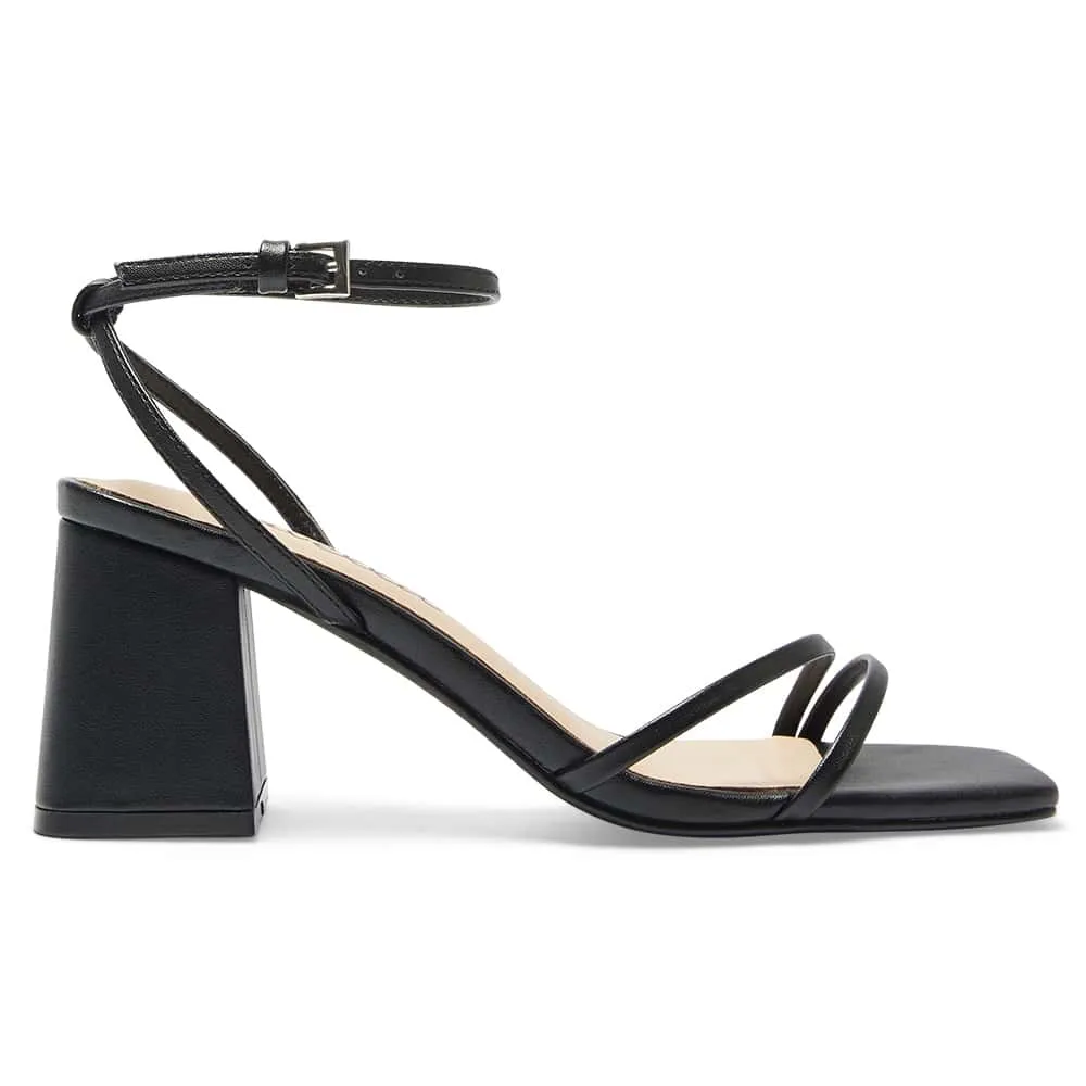 Shay Heel in Black Smooth