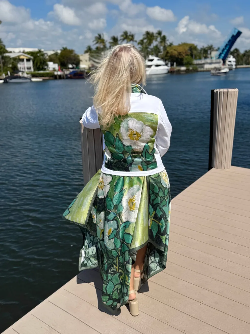 SILK SCARF DRESS