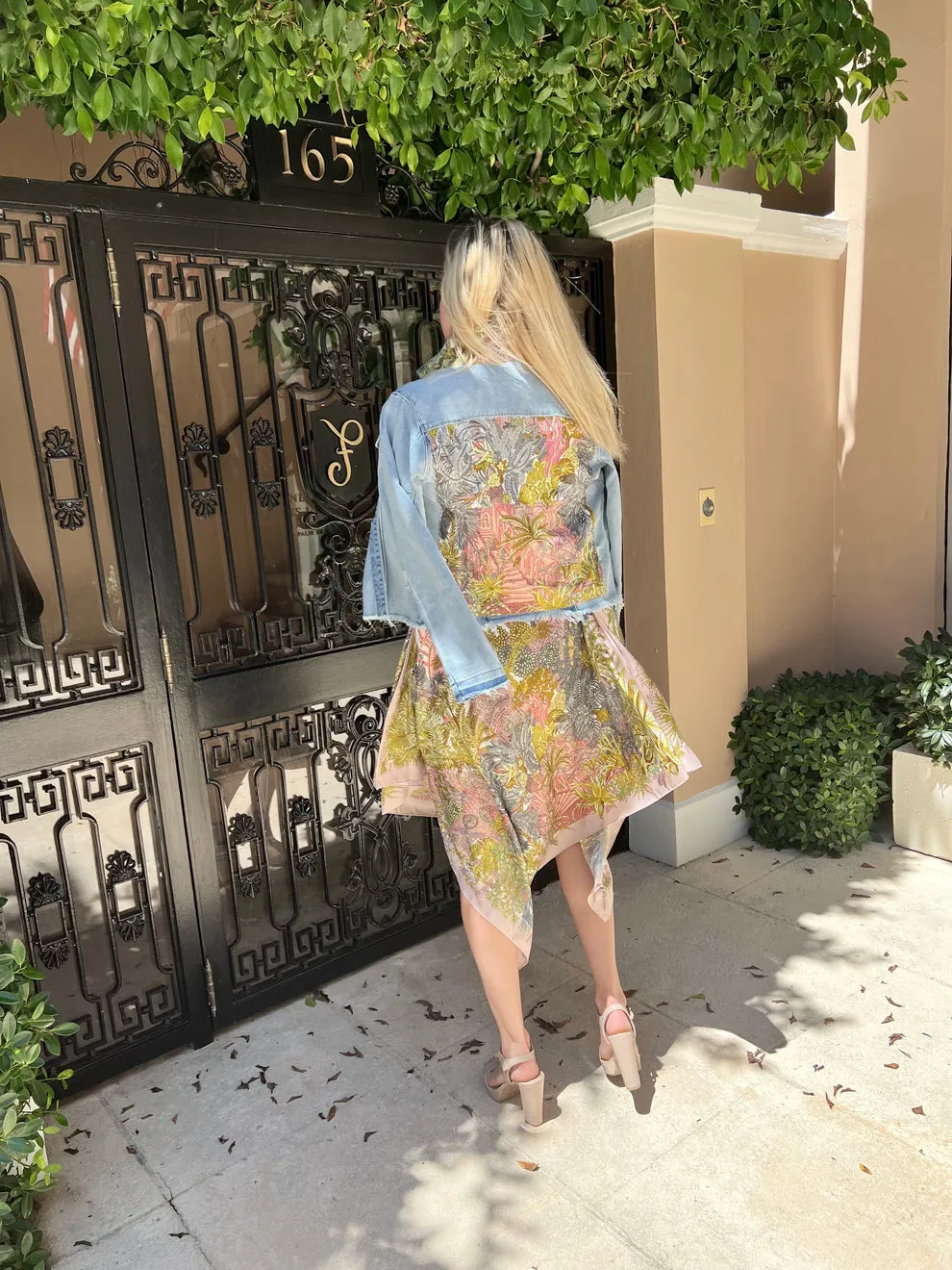SILK SCARF DRESS