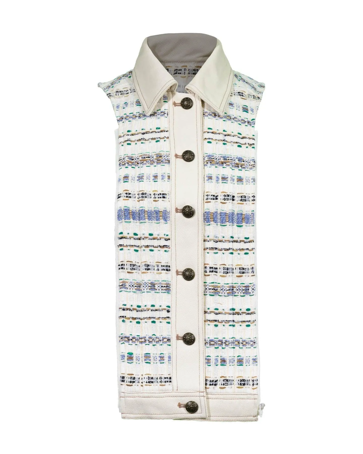 Slate Tweed Dickey