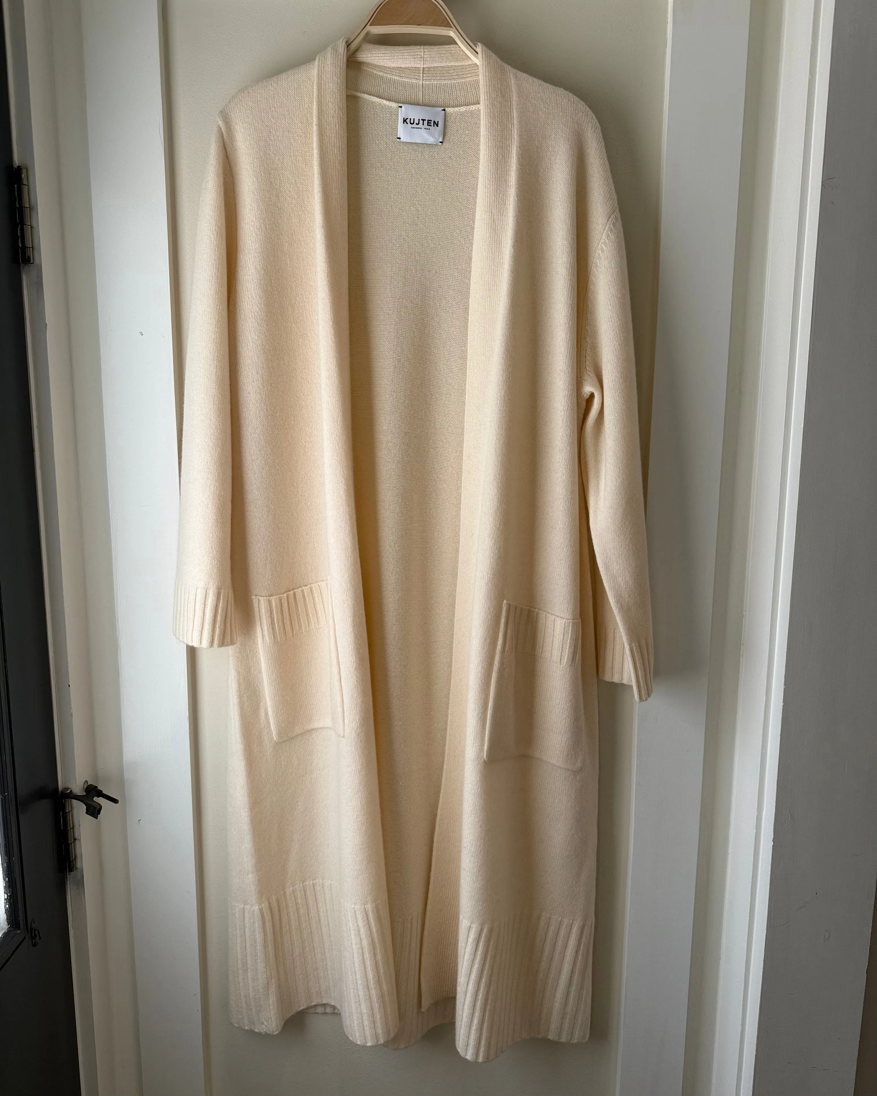 Sonia Front Pocket Duster | Blanc
