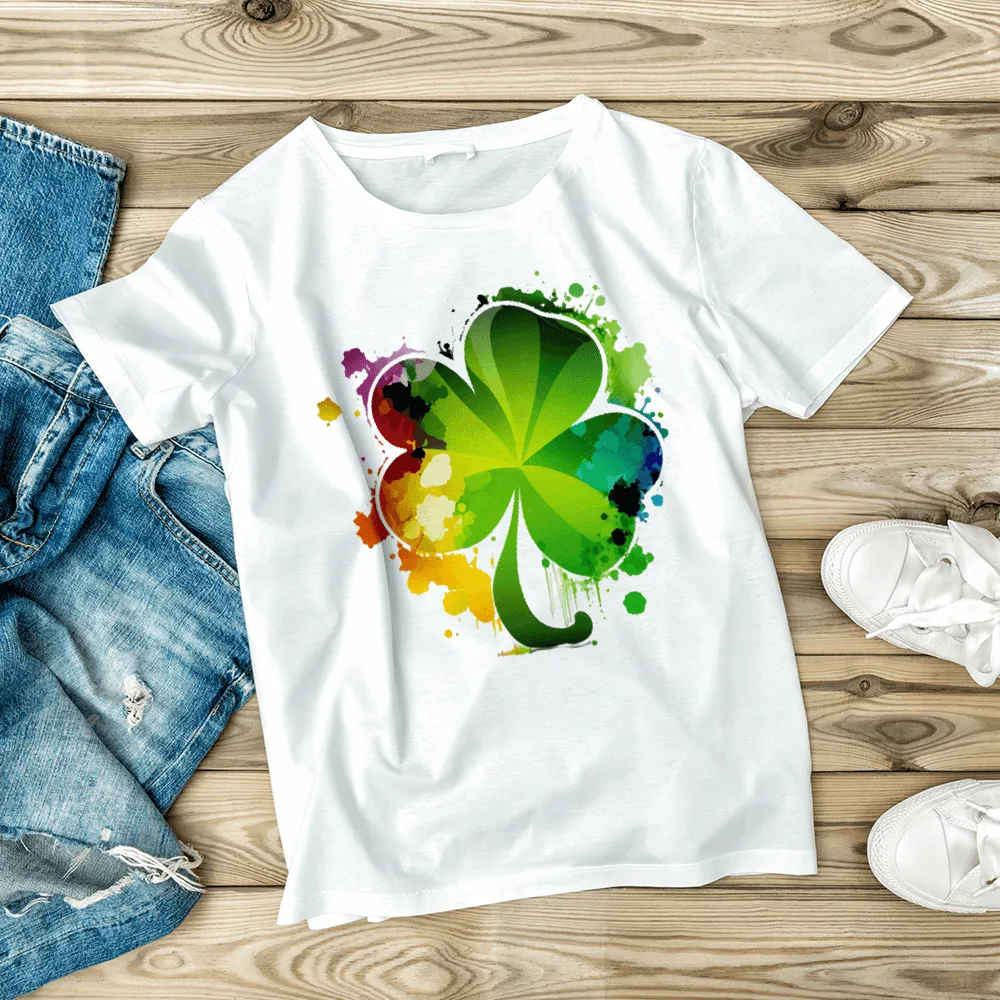 Splatter Clover Design