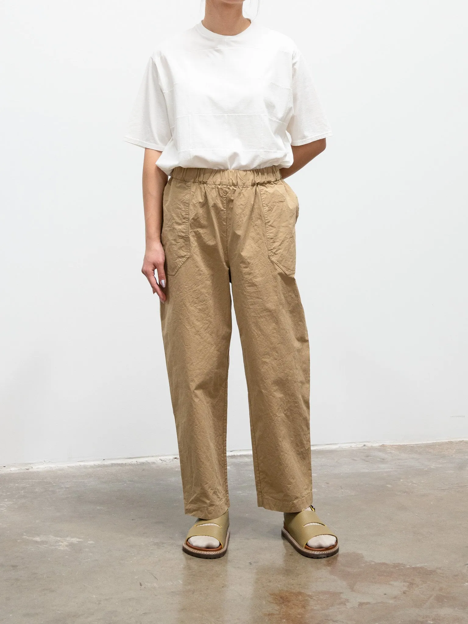 Square Patterned Tee - White