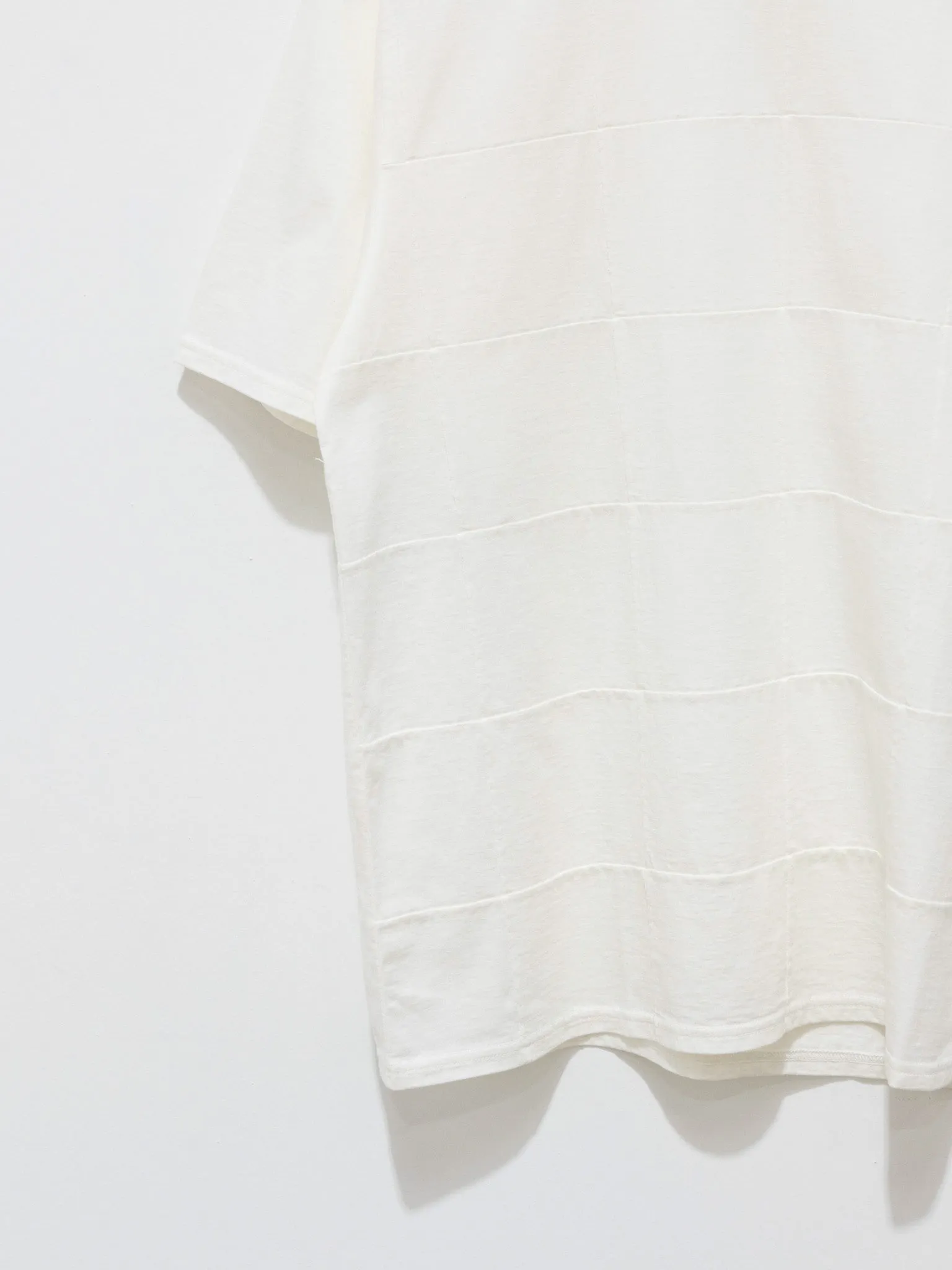 Square Patterned Tee - White