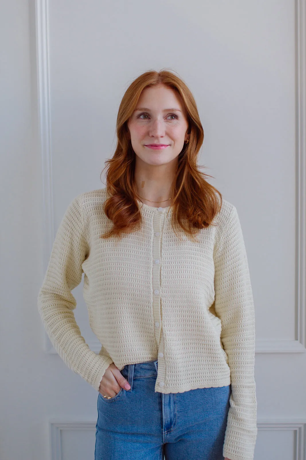 The Yael Cardigan - Cream