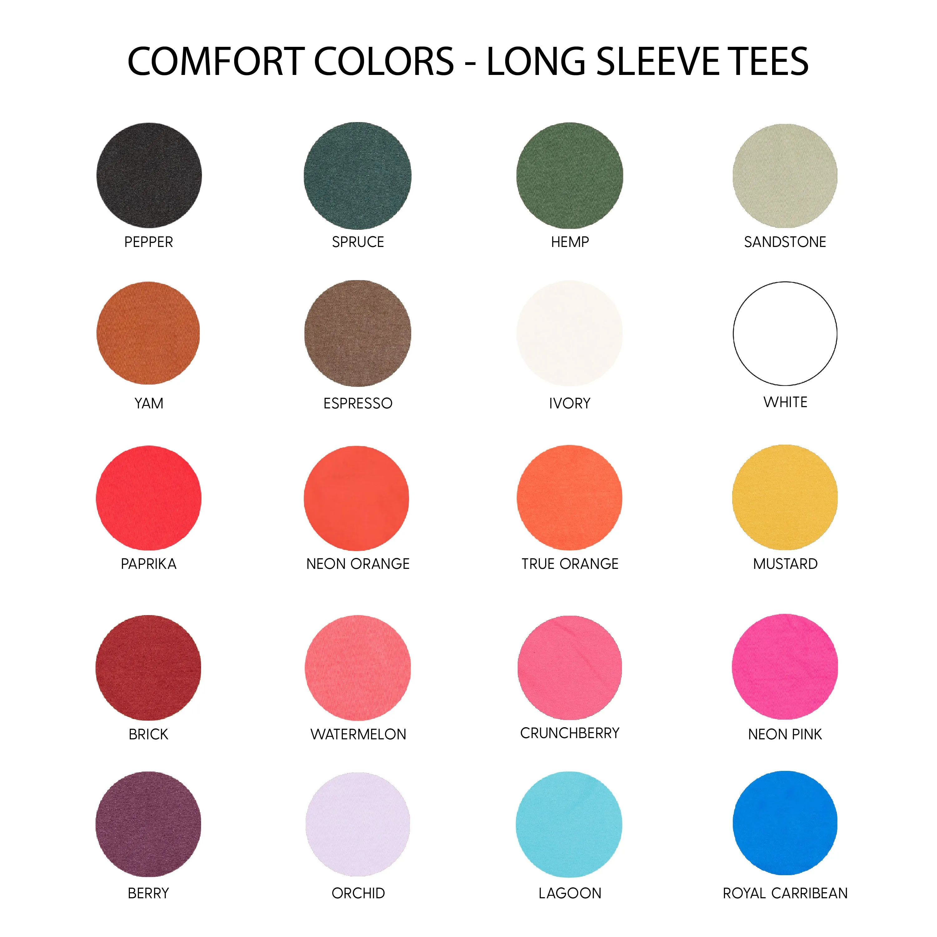 THIS IS MY HAPPY PLACE - LONG SLEEVE COMFORT COLORS TEE