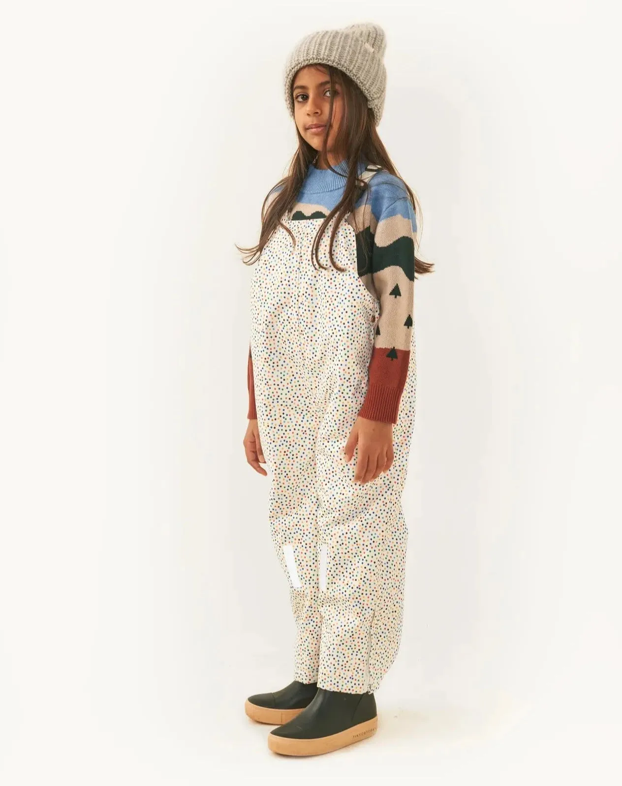 TINYCOTTONS Kids Landscape Mockneck Sweaters