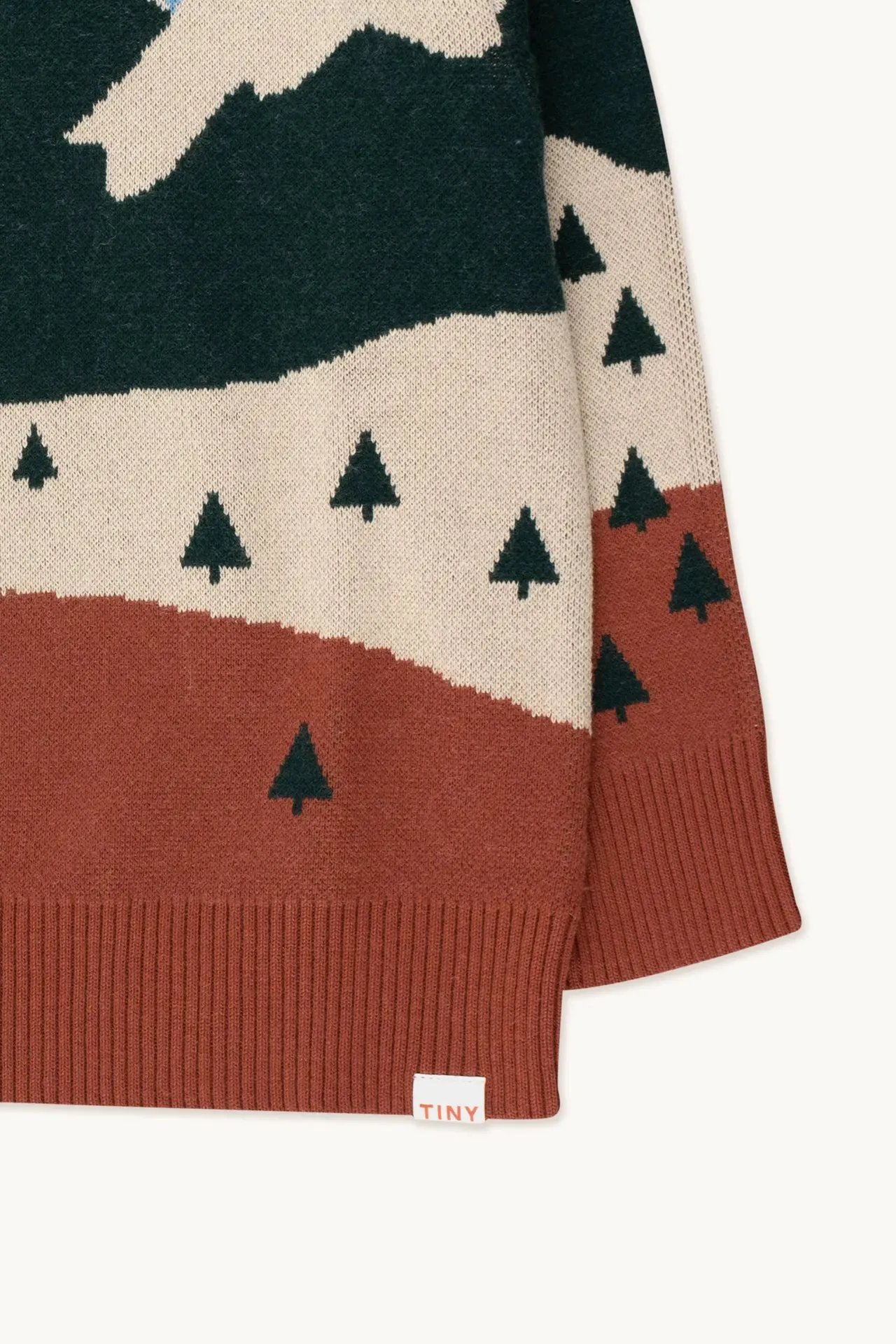TINYCOTTONS Kids Landscape Mockneck Sweaters