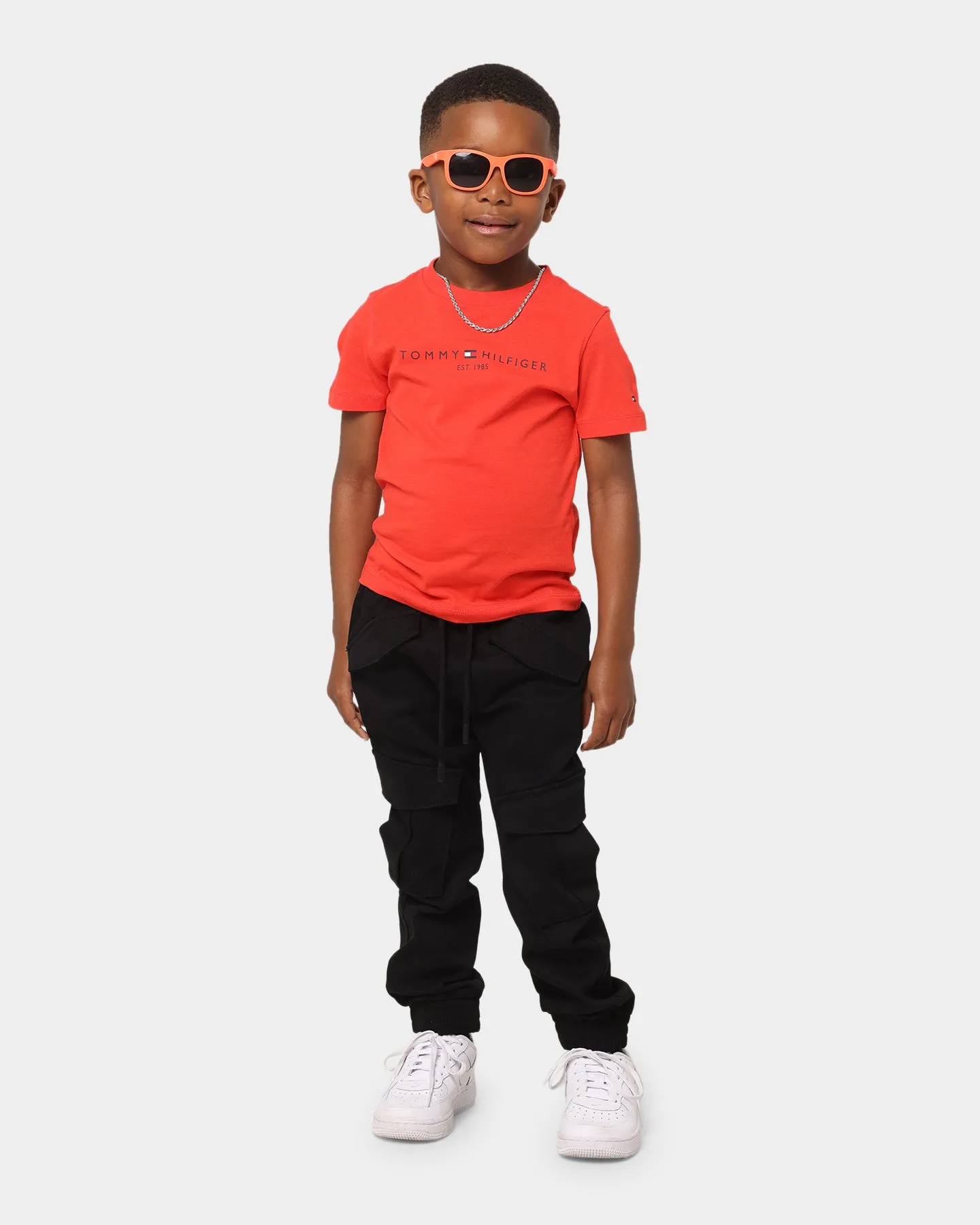 Tommy Hilfiger Kids' Essential Short Sleeve T-shirt Daring Scarlet