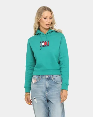 Tommy Jeans Women's Tommy Flag Hoodie Midwest Green