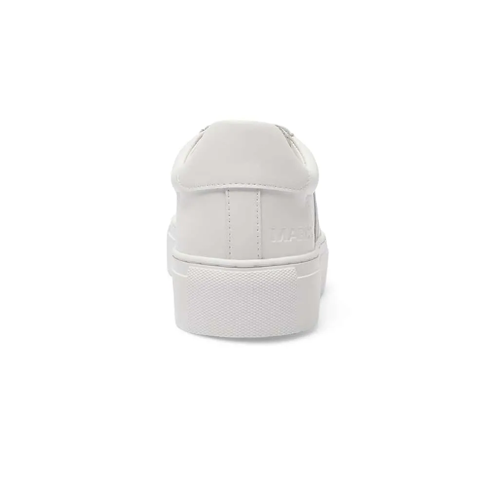 Trio Sneaker in White Leather