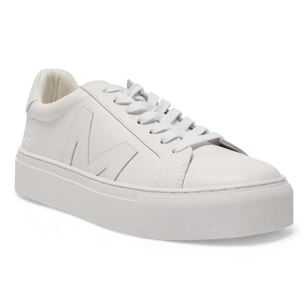 Trio Sneaker in White Leather
