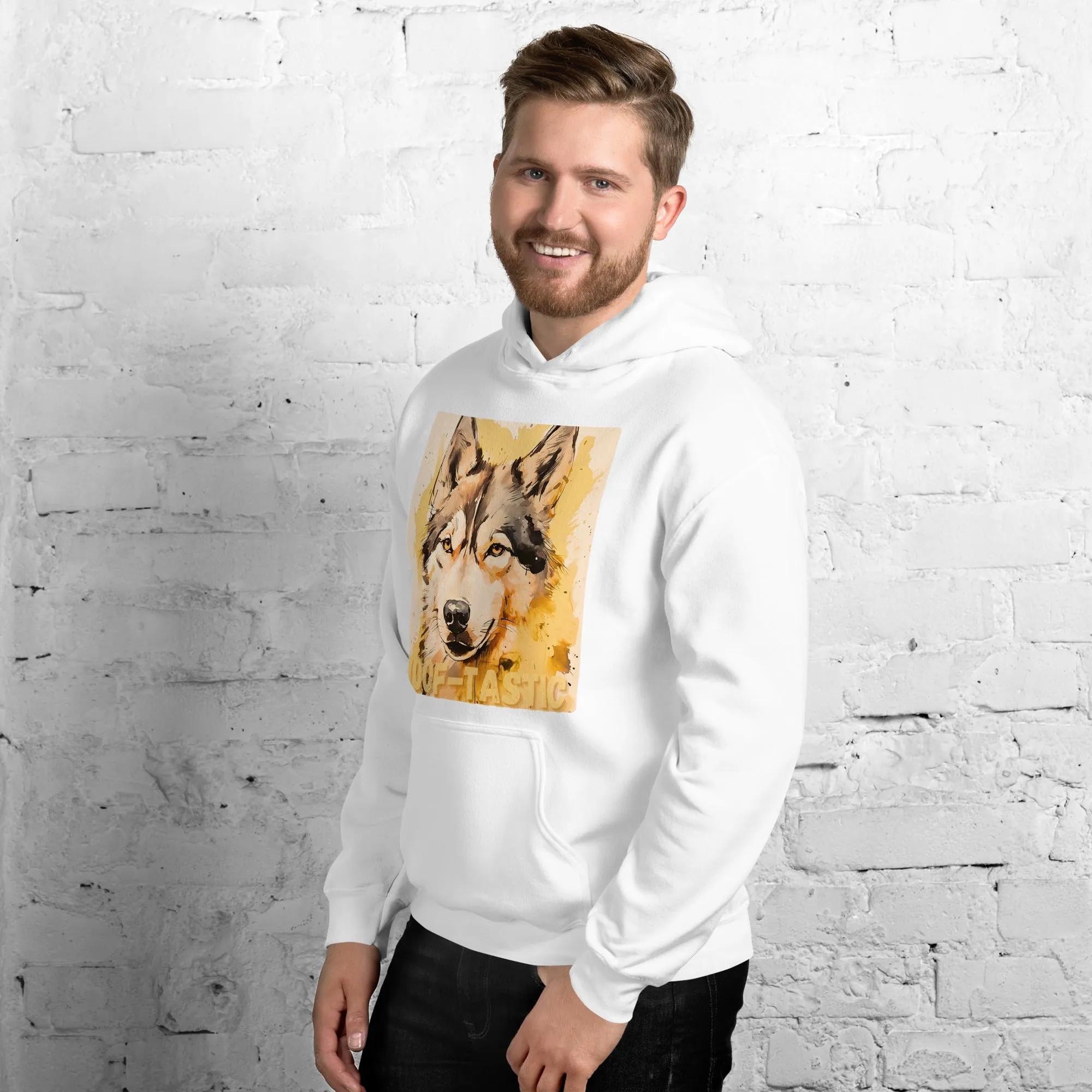 Unisex Hoodie, Woof-tastic Siberian Husky
