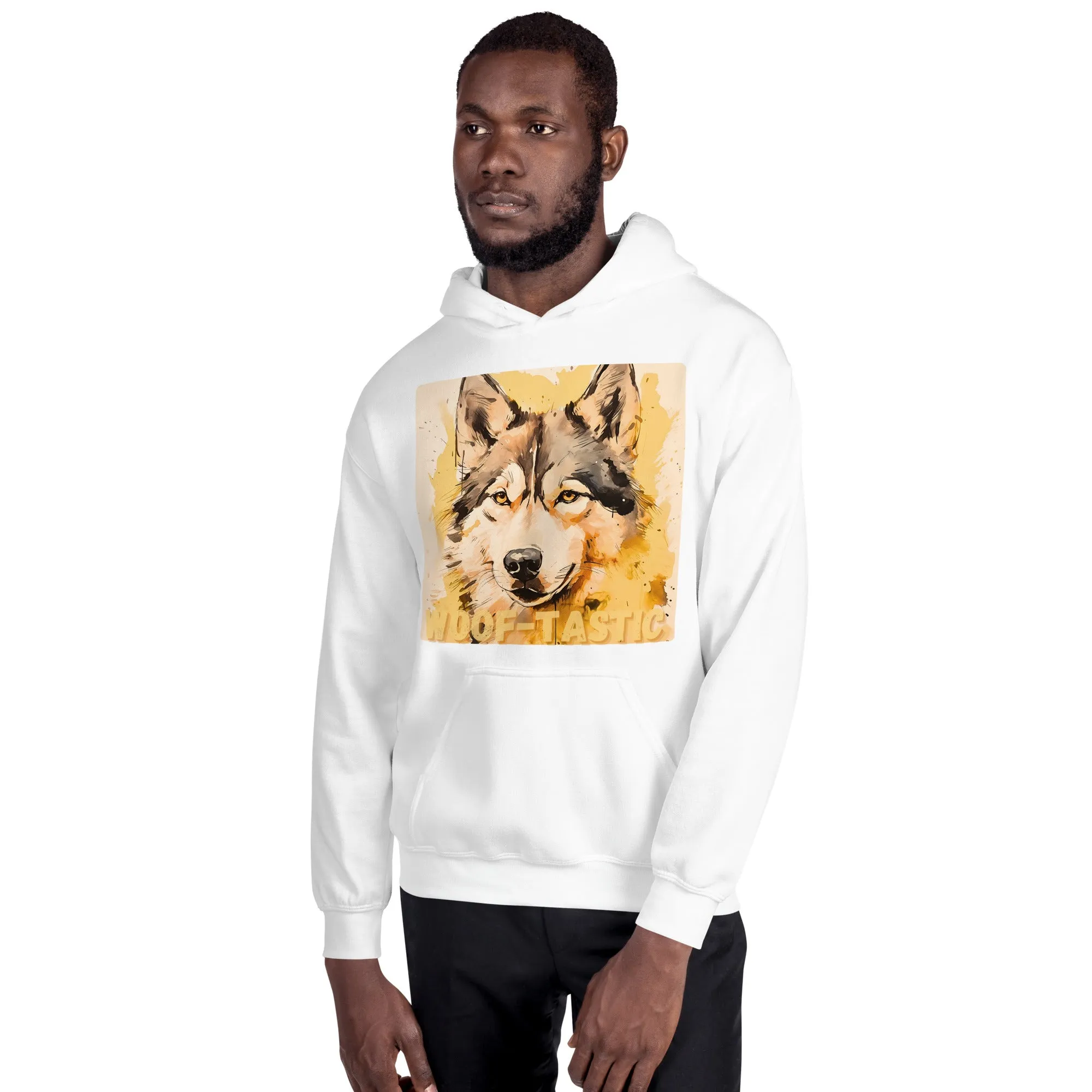 Unisex Hoodie, Woof-tastic Siberian Husky