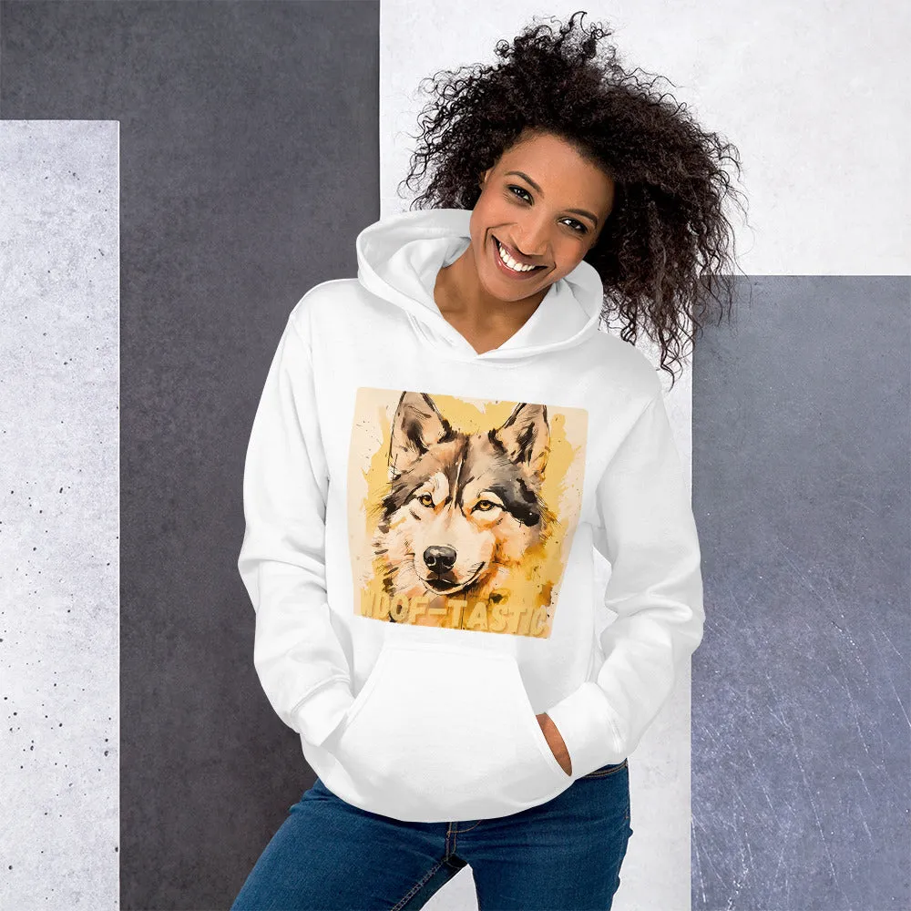 Unisex Hoodie, Woof-tastic Siberian Husky