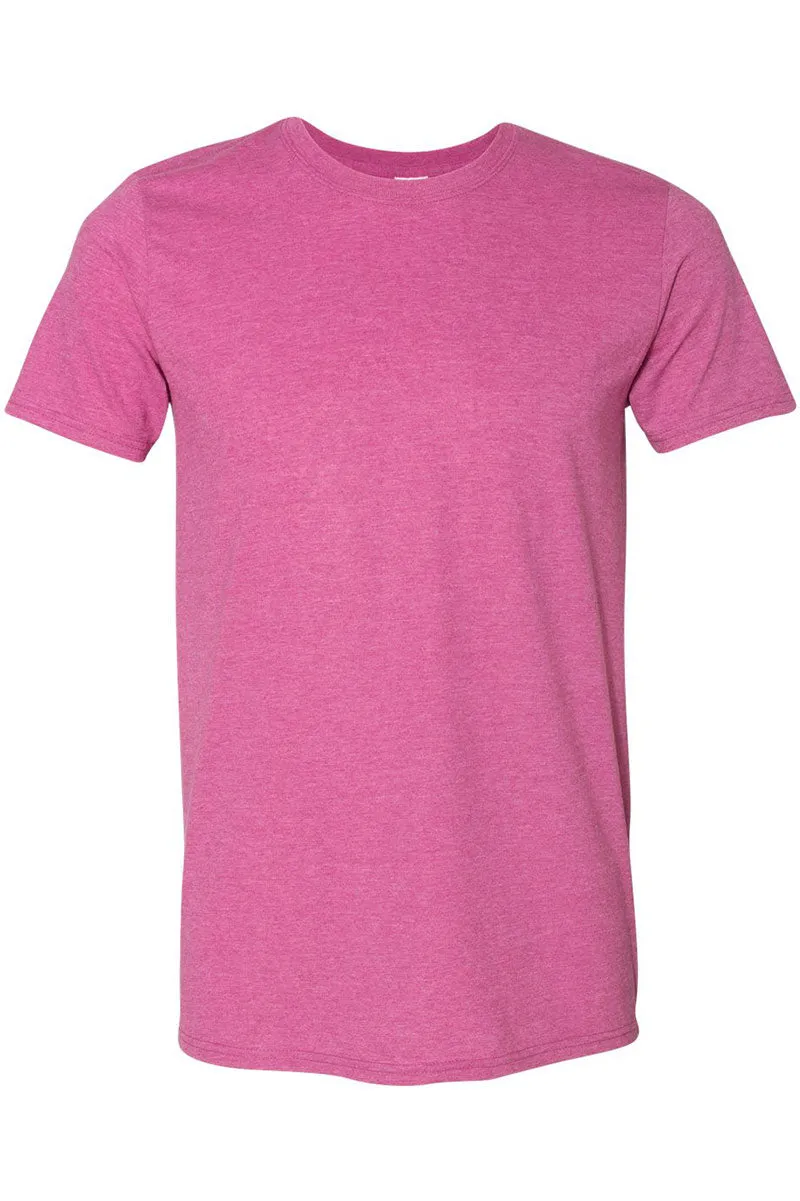 Valentine Highland Cow Softstyle Adult T-Shirt
