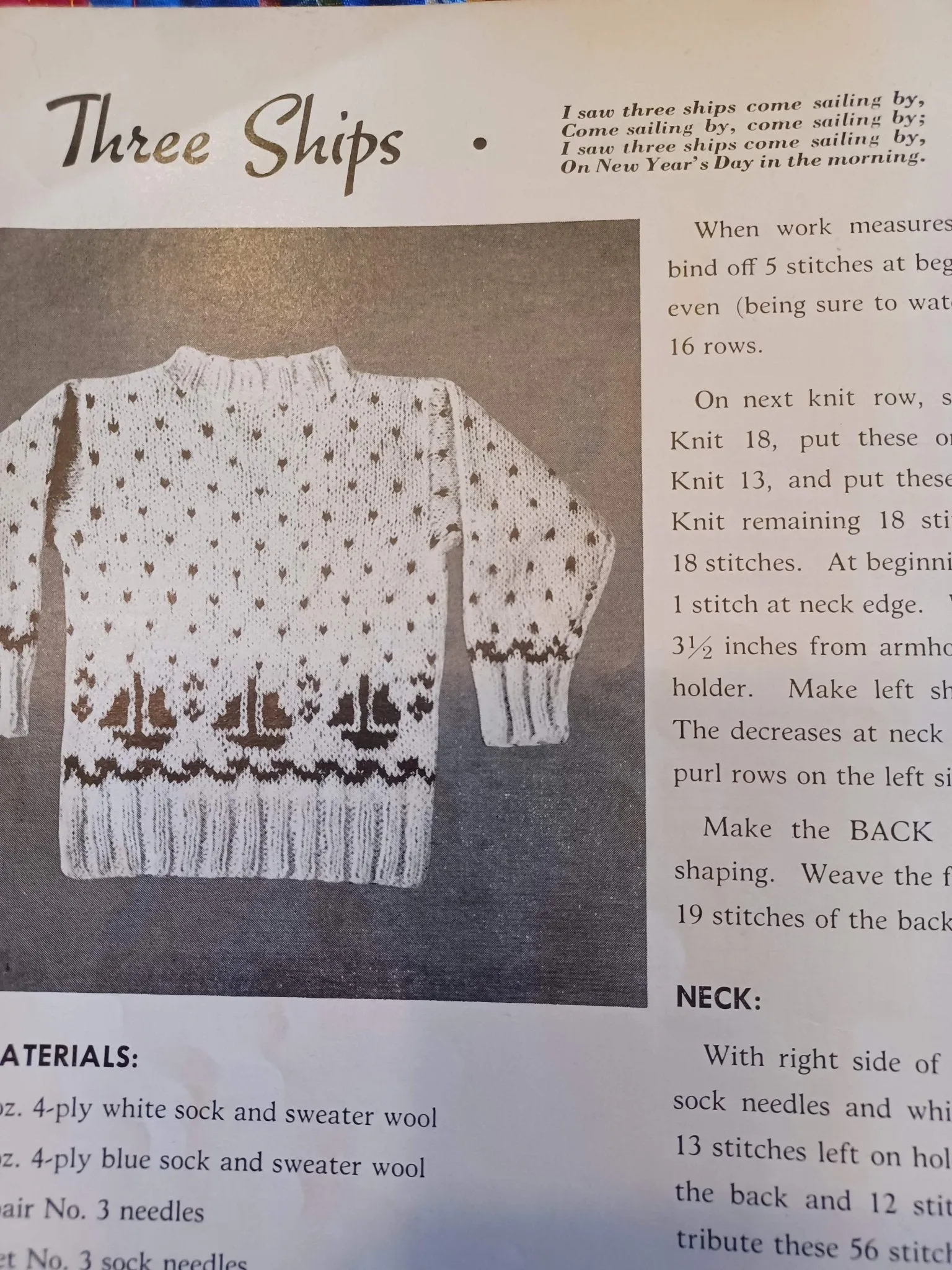 Vintage - Mother Goose Sweater Patterns by Priscilla Wiley (Nomis volume 9)