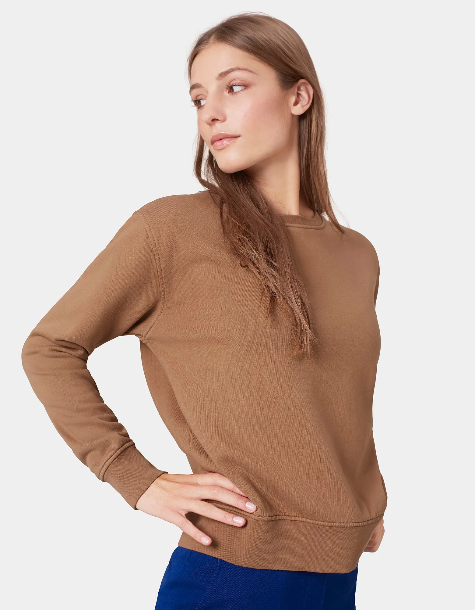 Women Classic Organic Crew - Soft Lavender