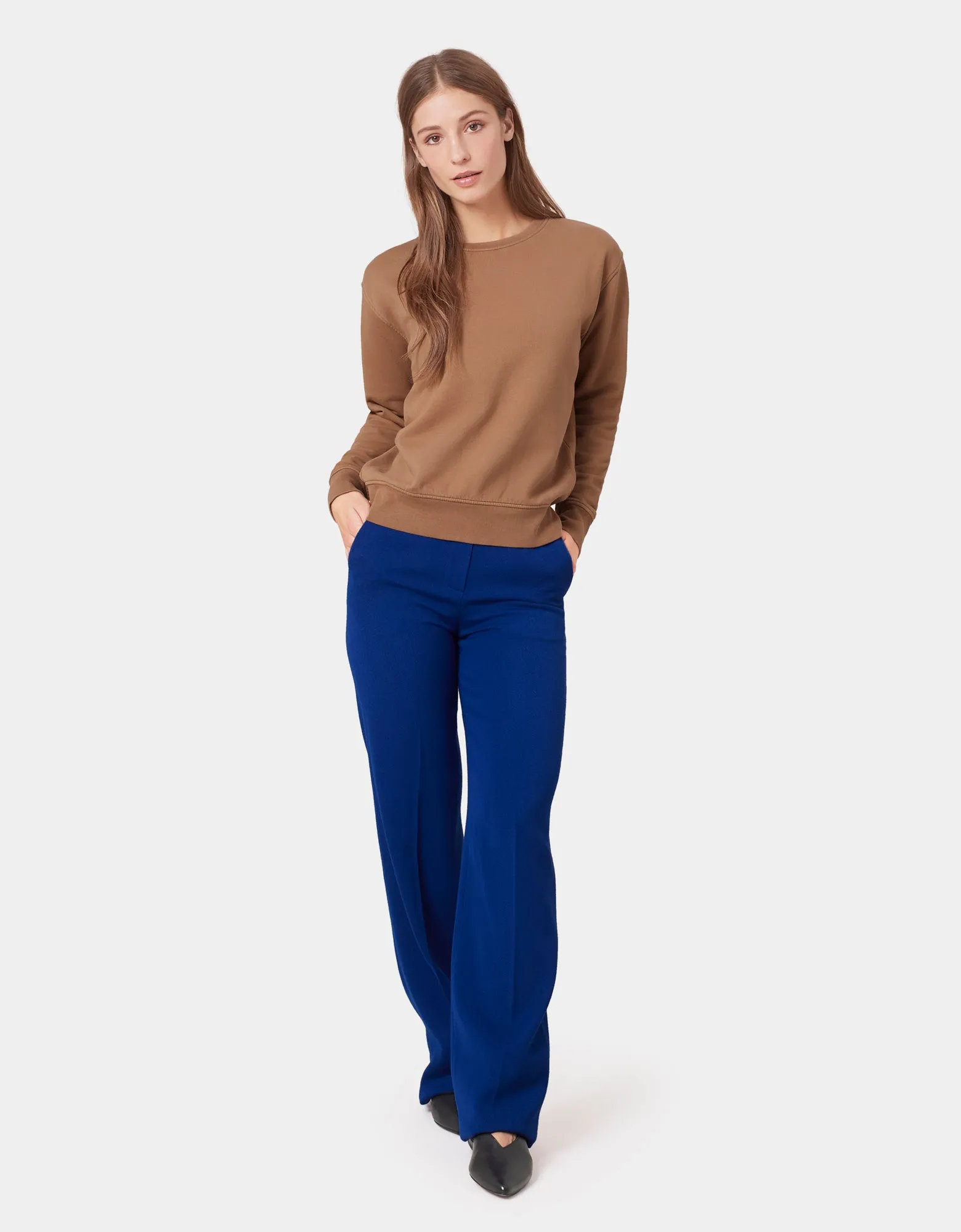 Women Classic Organic Crew - Soft Lavender