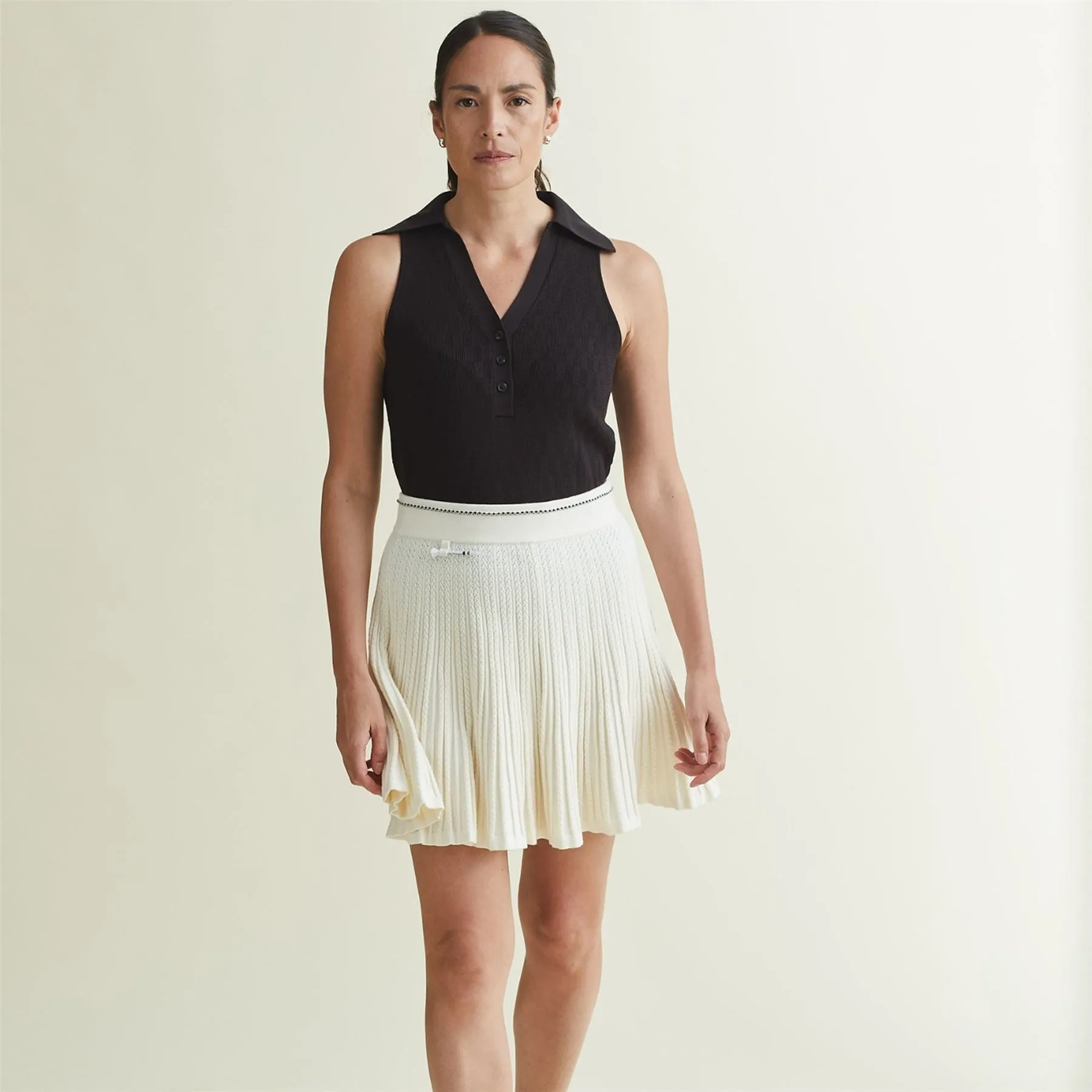 Womens Katha Skirt Cream - AW24
