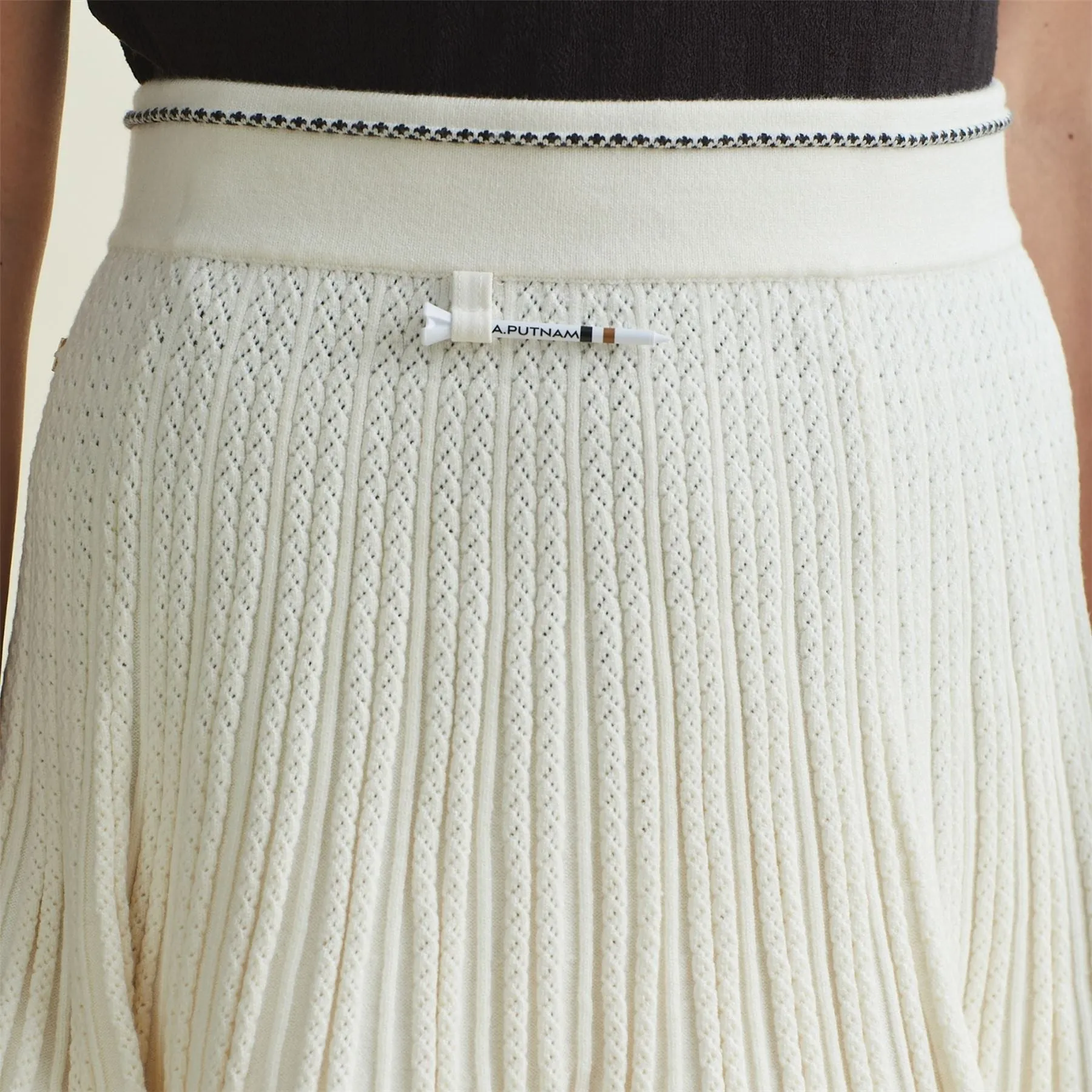 Womens Katha Skirt Cream - AW24