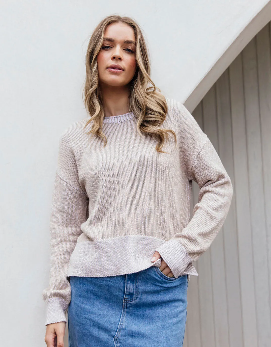 Wrenley Knit - Oat